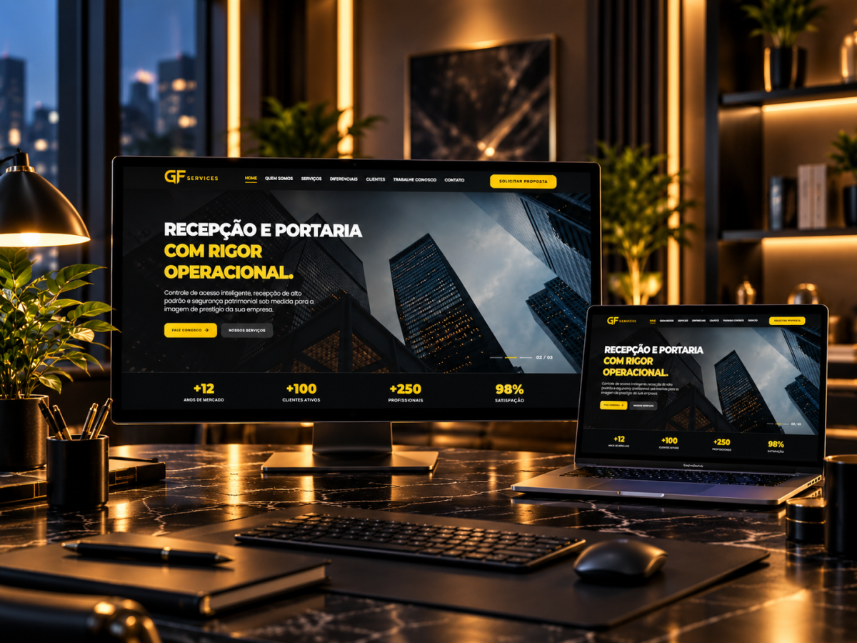 Seu site é a primeira impressão da sua empresa.